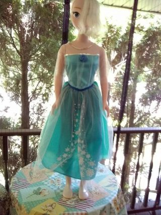 Disney Frozen My Size Elsa Doll 38 " Tall