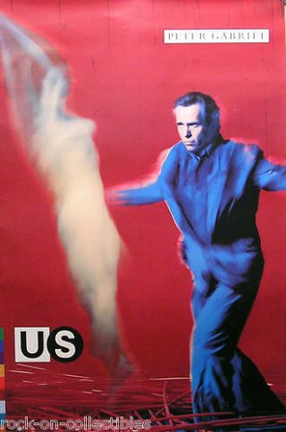 Genesis Peter Gabriel 1992 Us Promo Poster