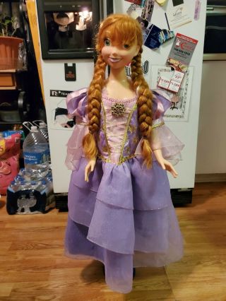 2015 Disney Frozen Anna My Size Doll 38 ",  With Outfits