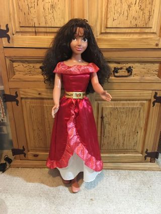 Disney Princess Elena Of Avalor My Size Doll - 38” Tall - Dress But No Shoes