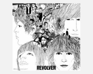 The Beatles Poster - Revolver Album Cover Art - 1966 - 40 X 40 Cm 16 " X 16 "