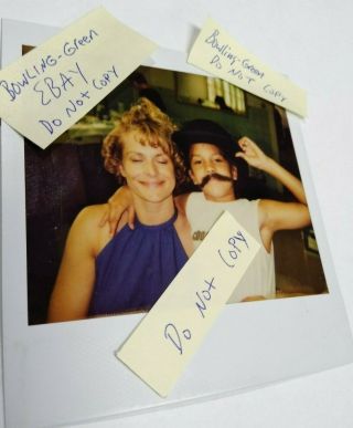 Nastassja Kinski Polaroid Real Photo And Signed Check Autograph Pic Rare