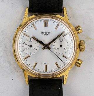 Vintage Heuer Pre - Carrera Chronograph Wristwatch Ref.  73225 Valjoux 7733 Nr