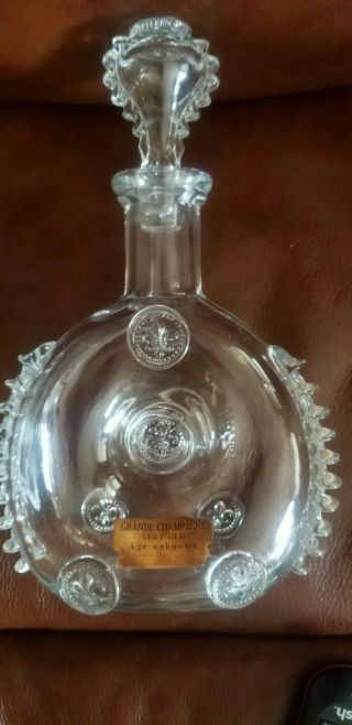 Baccarat Crystal Decanter - E.  Remy Martin Louis Xiii 1937 - 1940 Cognac 750 Ml
