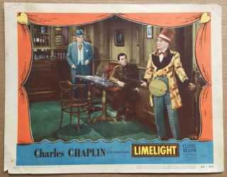 Charlie Chaplin Limelight 1952 11x14 3 Org Lobby Card 1419