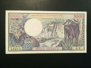 Central African Republic 1000 Francs 1980 - Crisp