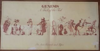 Genesis 1976 Trick Of The Tail Album Record Store Promo Poster