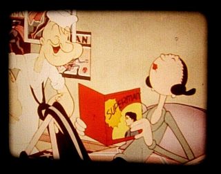 Popeye - " She Sick Sailors " (1944) 16mm Short Cartoon Color