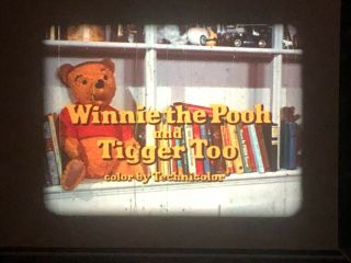 16mm Film Cartoon Or Short: Winnie The Pooh And Tigger Too (1974)