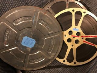 16mm Film - Bw Short Cartoons & Comedies With Sound On 2 1600ft Metal Reels