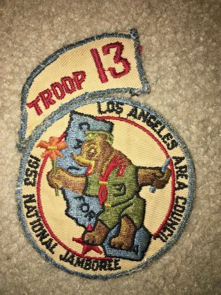 Boy Scout Los Angeles Area Council 13 California 1953 National Jamboree Patch