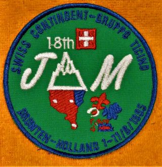 1995 Boy Scout World Jamboree Holland The Netherland Official Swiss Contingent