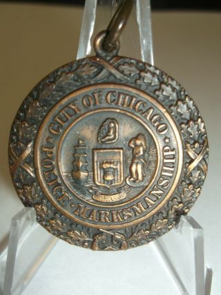 1919 Chicago Pd Police Marksmanship Medal Dept.  City Championship Daily News