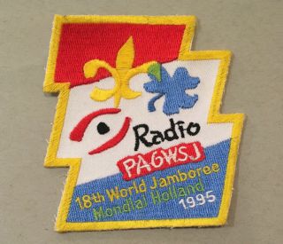 18th World Scout Jamboree 1995 Radio Staff Badge