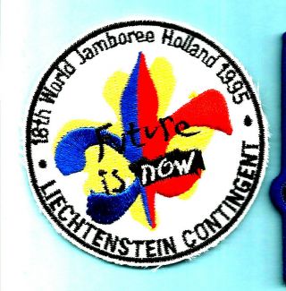 Netherlands 1995 18th Wj World Jamboree,  Liechtenstein Contingent,  Boy Scout