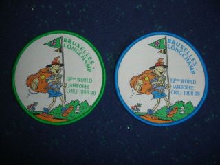 Boy Scout 18 Th World Jamboree 1995 Holland Troep Badge Belgium