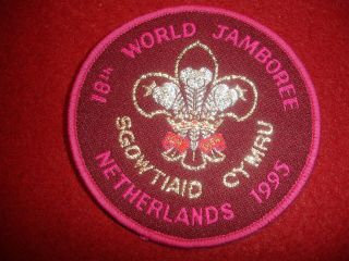 Boy Scout 18 Th World Jamboree 1995 Holland U K Sgowtiaid Cymru