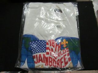 1995 World Jamboree Us Contingent Size Large T - Shirt Eb09