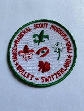 1995 18th World Scout Jamboree Marchal Scout Museum Switzerland Wsj Badge