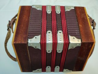 Vintage Riccordi Concertina 20 Buttons Made In Italy