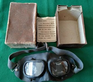 Ww2 Rcaf/raf Am Marked Goggles,  Gunnery Night Simulator Dated 1944