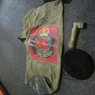 Vintage Army Kit Bag Reme Logo,  Beret & Torch