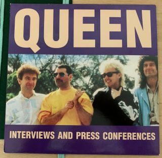 Queen,  Interviews And Press Conferences,  Lp,  Vinyl Picture Disc,  Freddie Mercury