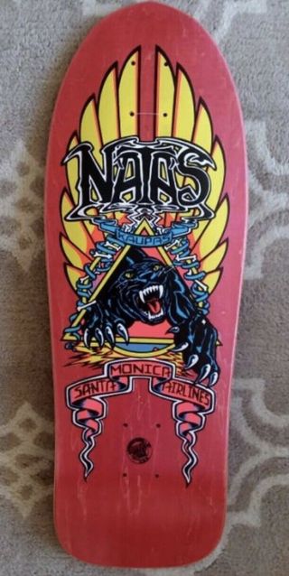 1989 Nos Sma Natas Kaupas Panther Vintage Skateboard Deck Santa Cruz Blind Bag