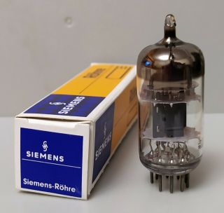 1 X Siemens - Halske Ecc801s Tube,  3 - Mica,  Etched Code CØ6≠8k