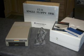 Commodore 64 128 1541 Floppy Disk Drive - - Complete