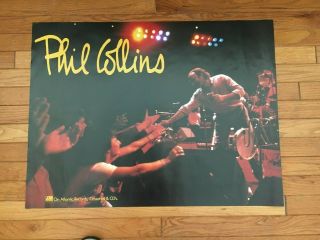 Phil Collins On Atlantic Records 1985 Rare Promotional Poster Genesis