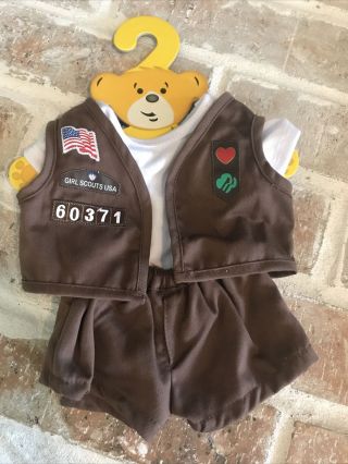 Build A Bear Clothing - Girl Scout Brownie Uniform